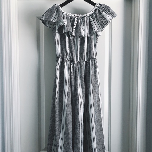 Missguided striped bardot grill detail jumpsuit - Picture 2 of 5